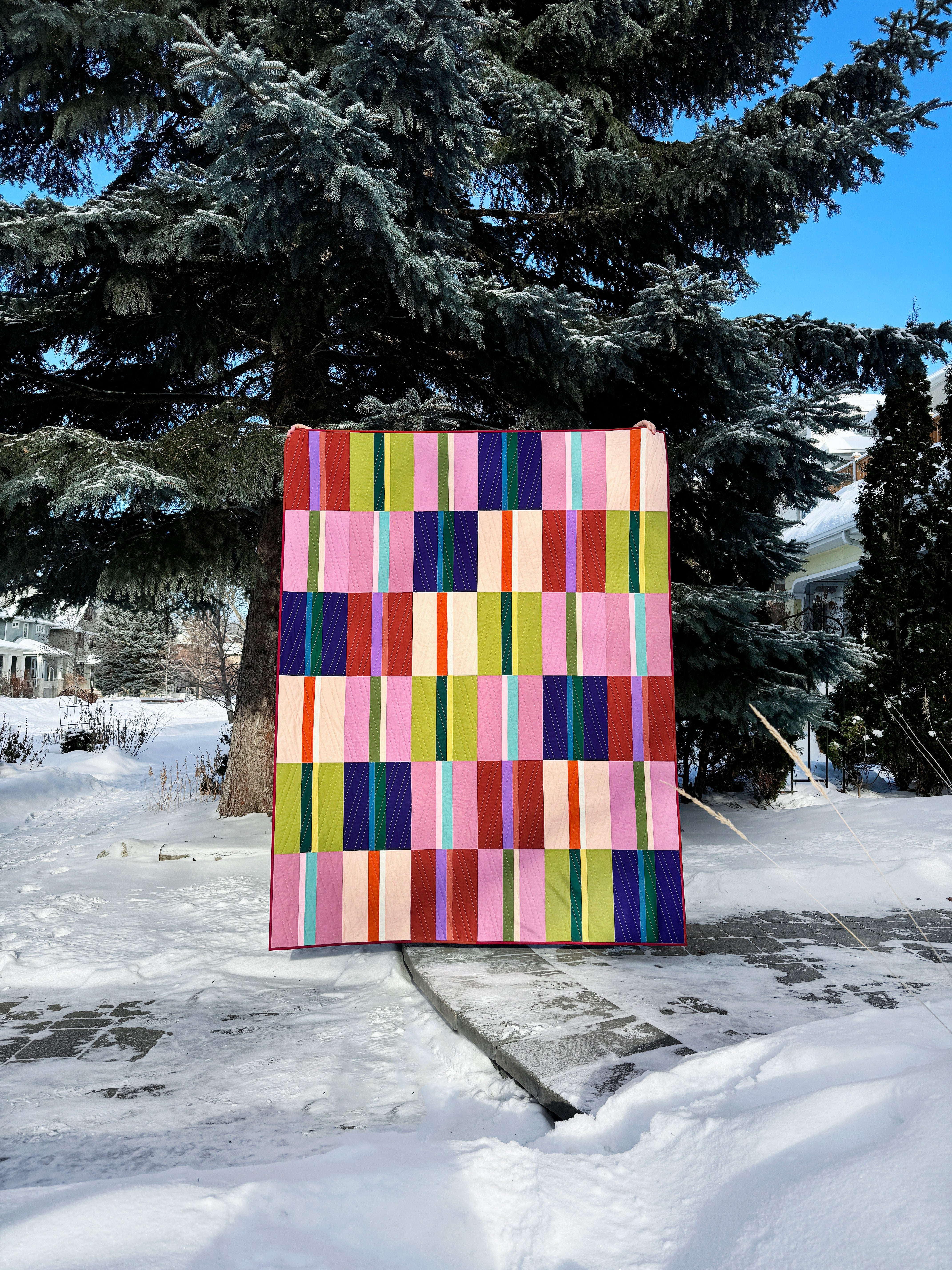 quiltkit | the blanket statement | echo lake - floydthefox