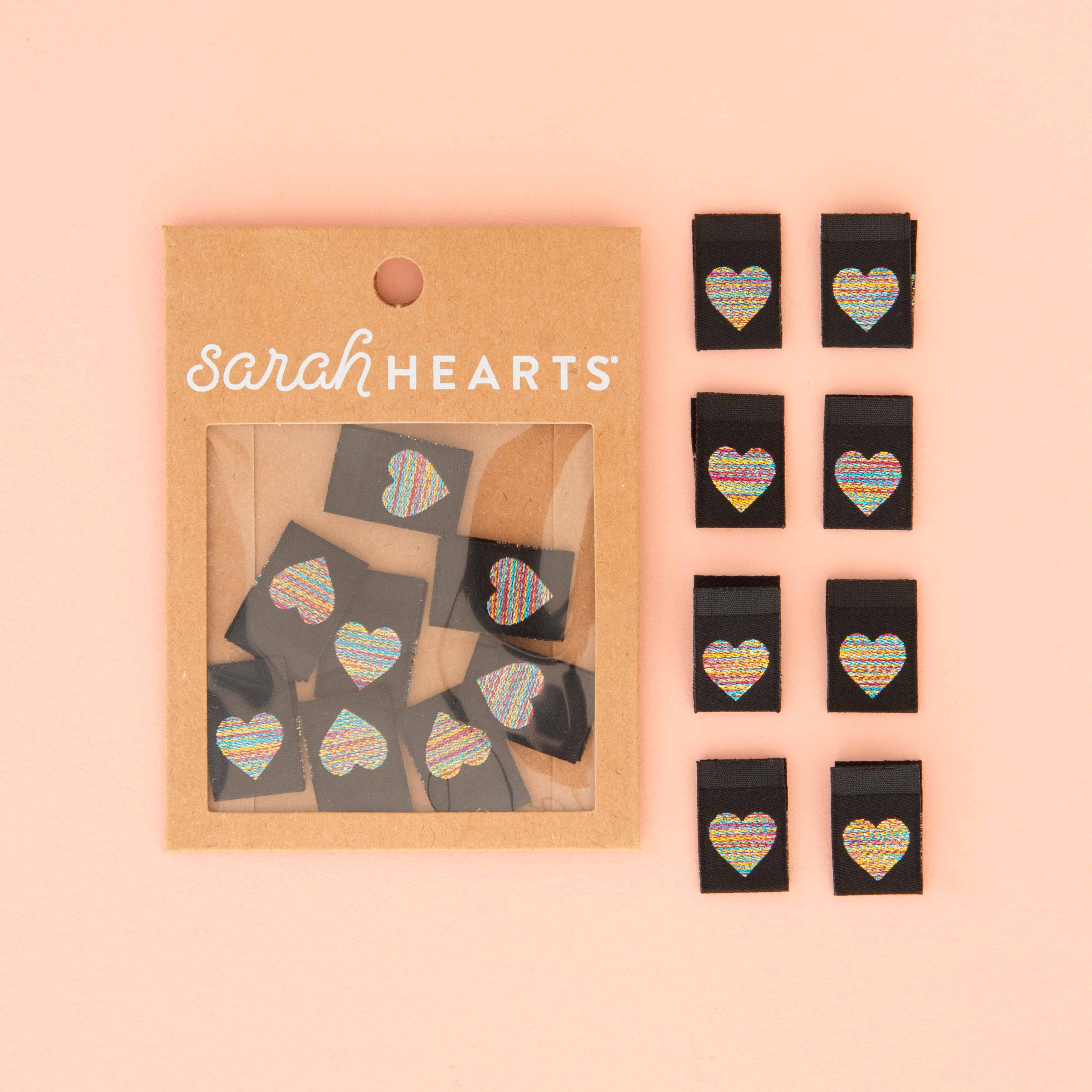 webetiketten | sarah hearts | metallic hearts - floydthefox