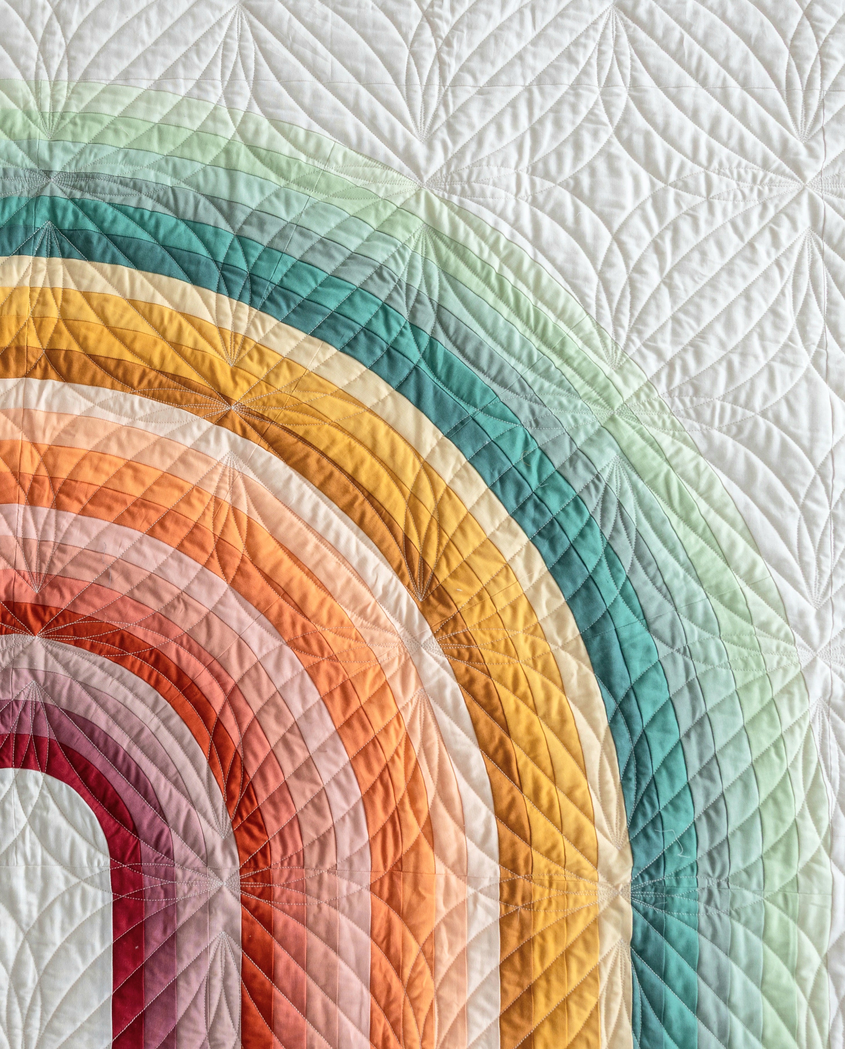 quiltkit | heck.yes.sew.co | rainbow hues | cover versionen