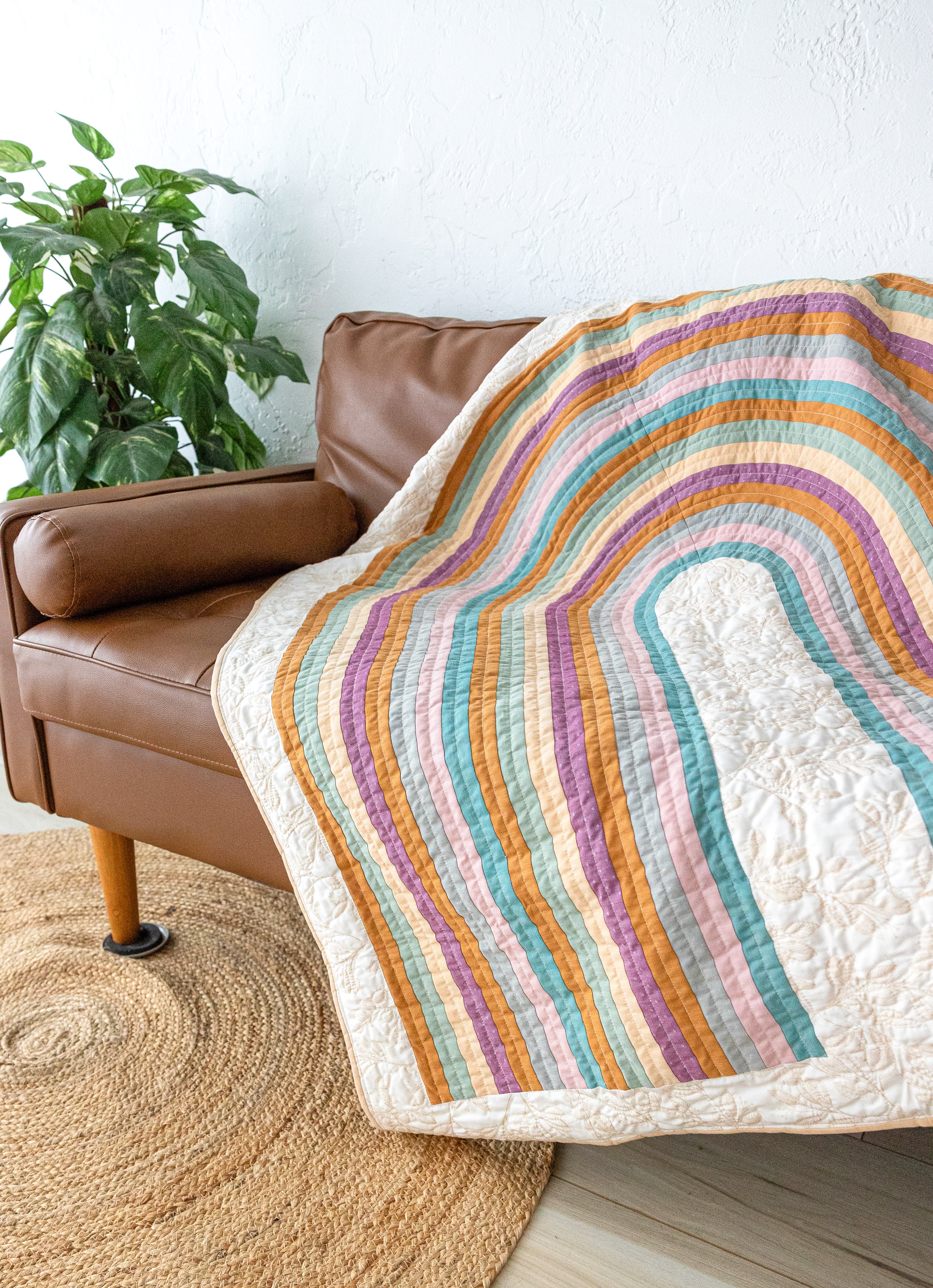 quiltkit | heck.yes.sew.co | rainbow hues | cover versionen