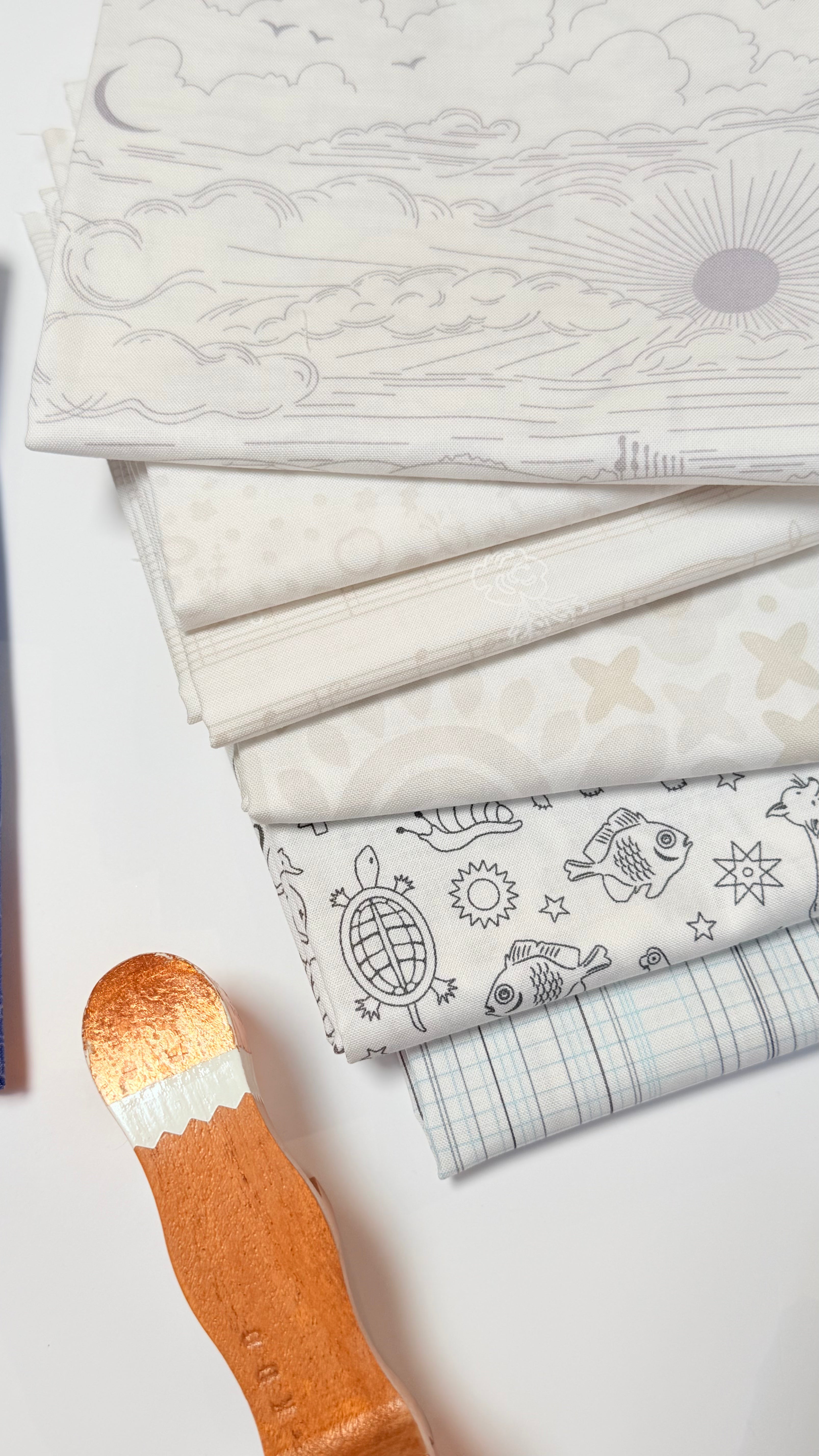 Andover Fabrics | Patchwork Fabric | Shadow 2026 | Ledger Parchment