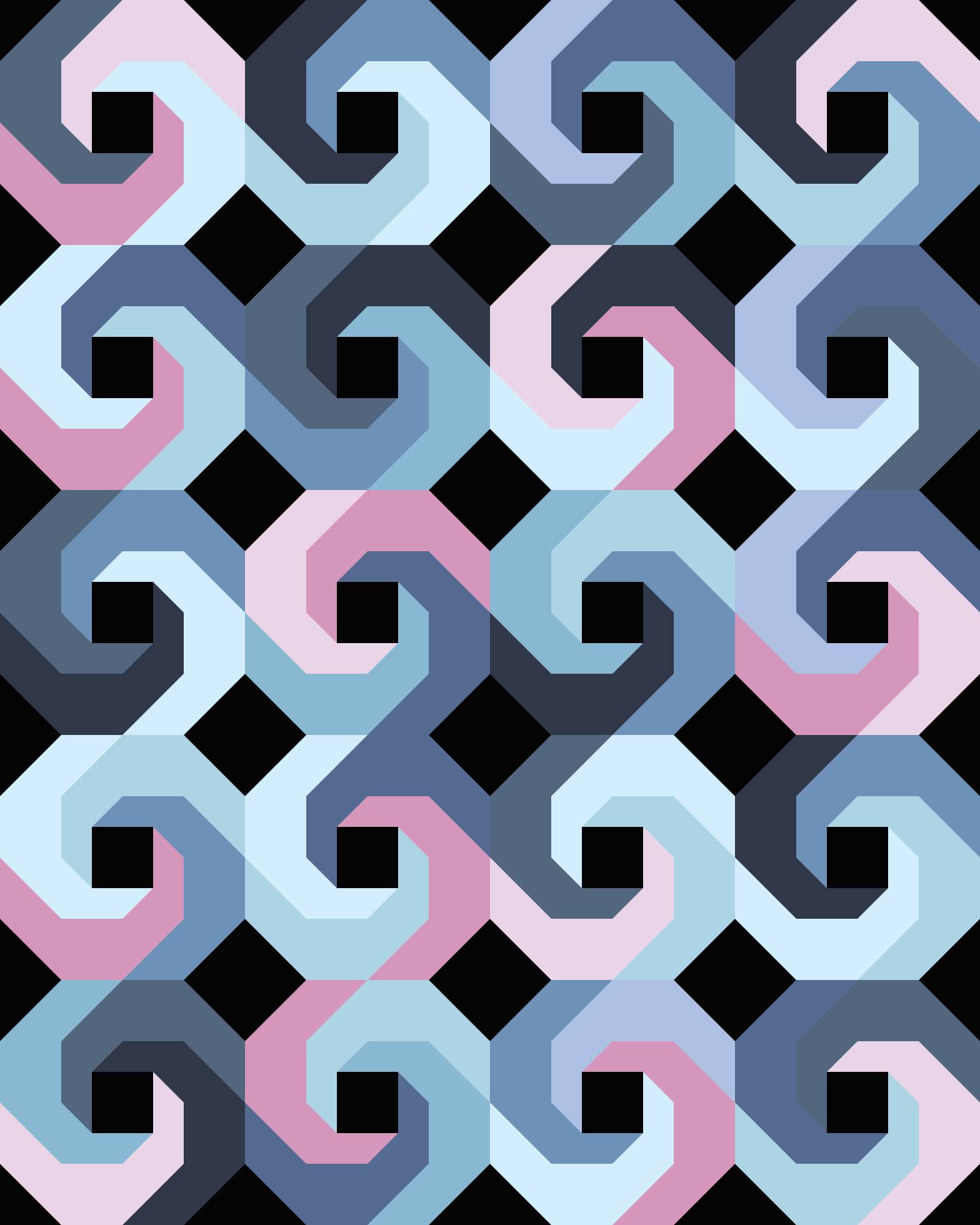 zestaw do patchworku | swirlpool | kołderki z biegnącym ściegiem | czarowniczy wir
