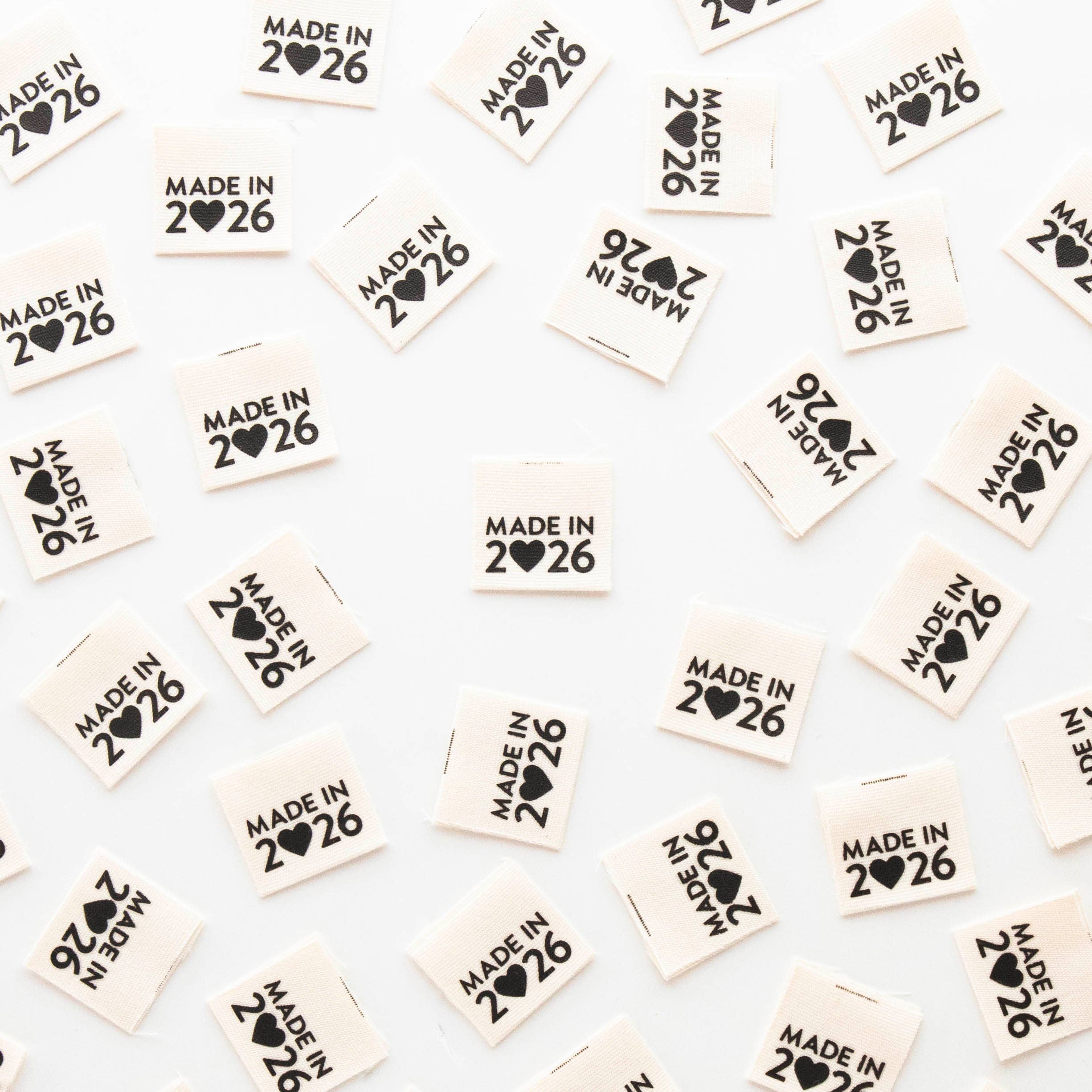 sarah hearts | weblabel | made in 2026 - organic cotton