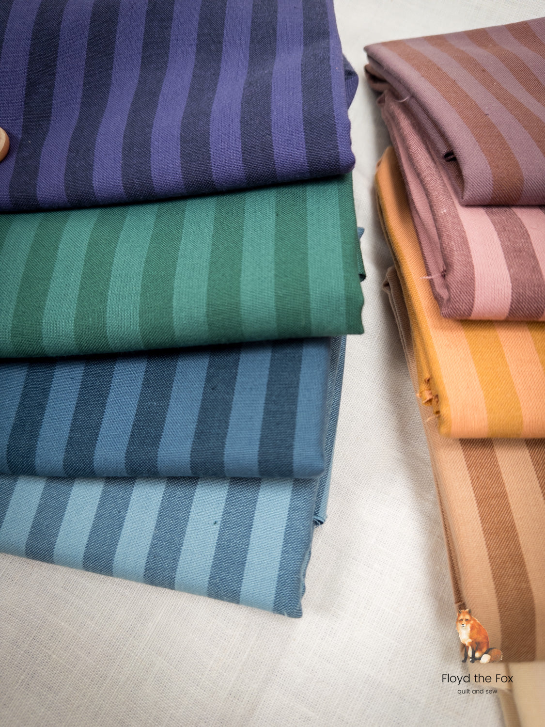 fabric bundle | sun stripes | 9
