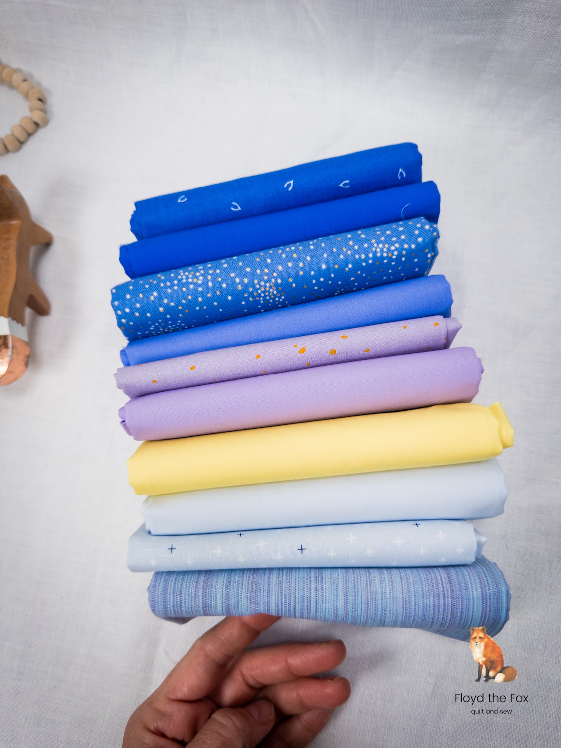 fabric bundle | lavender lemonade | 10