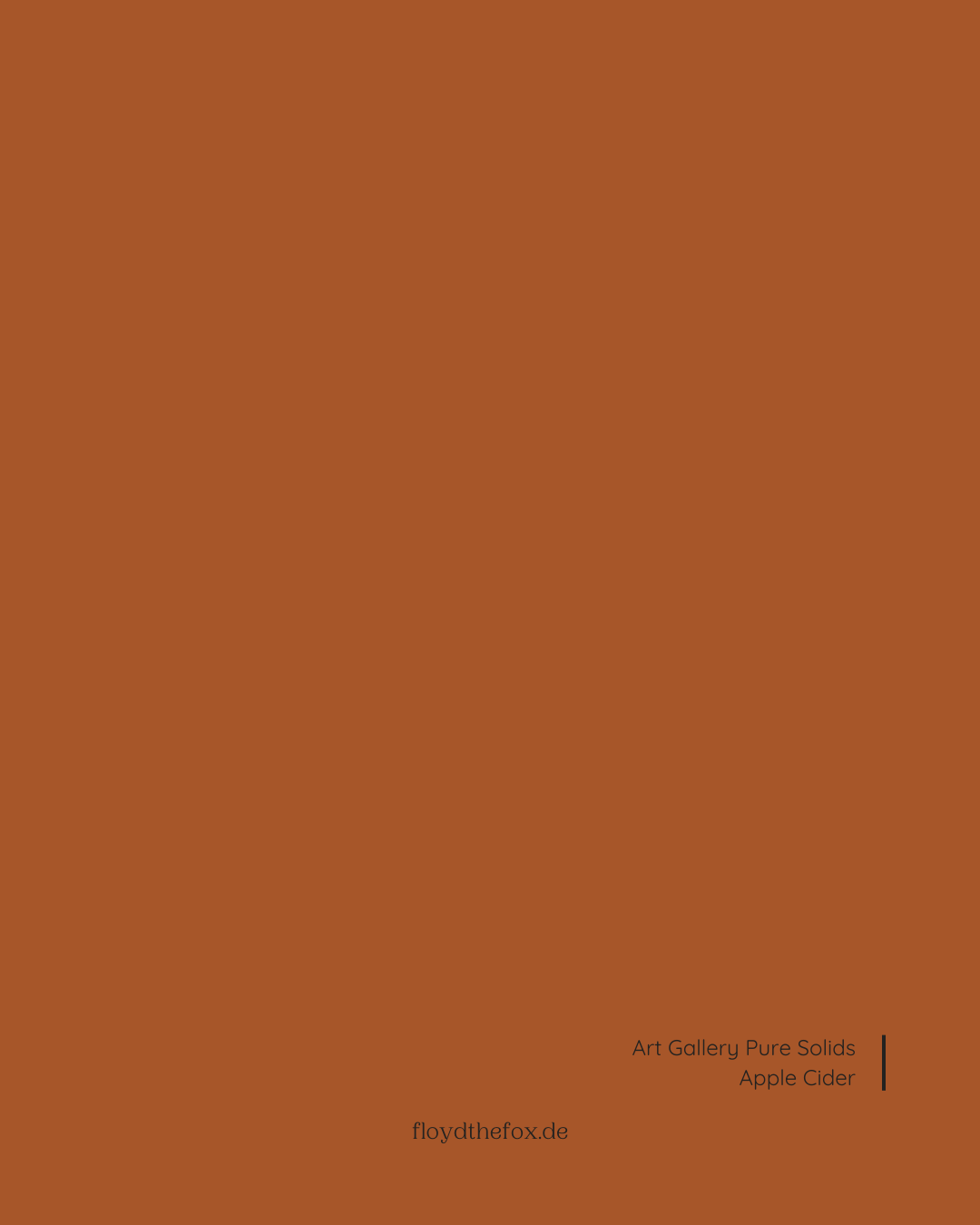 apple cider | art gallery PURE solids - floydthefox