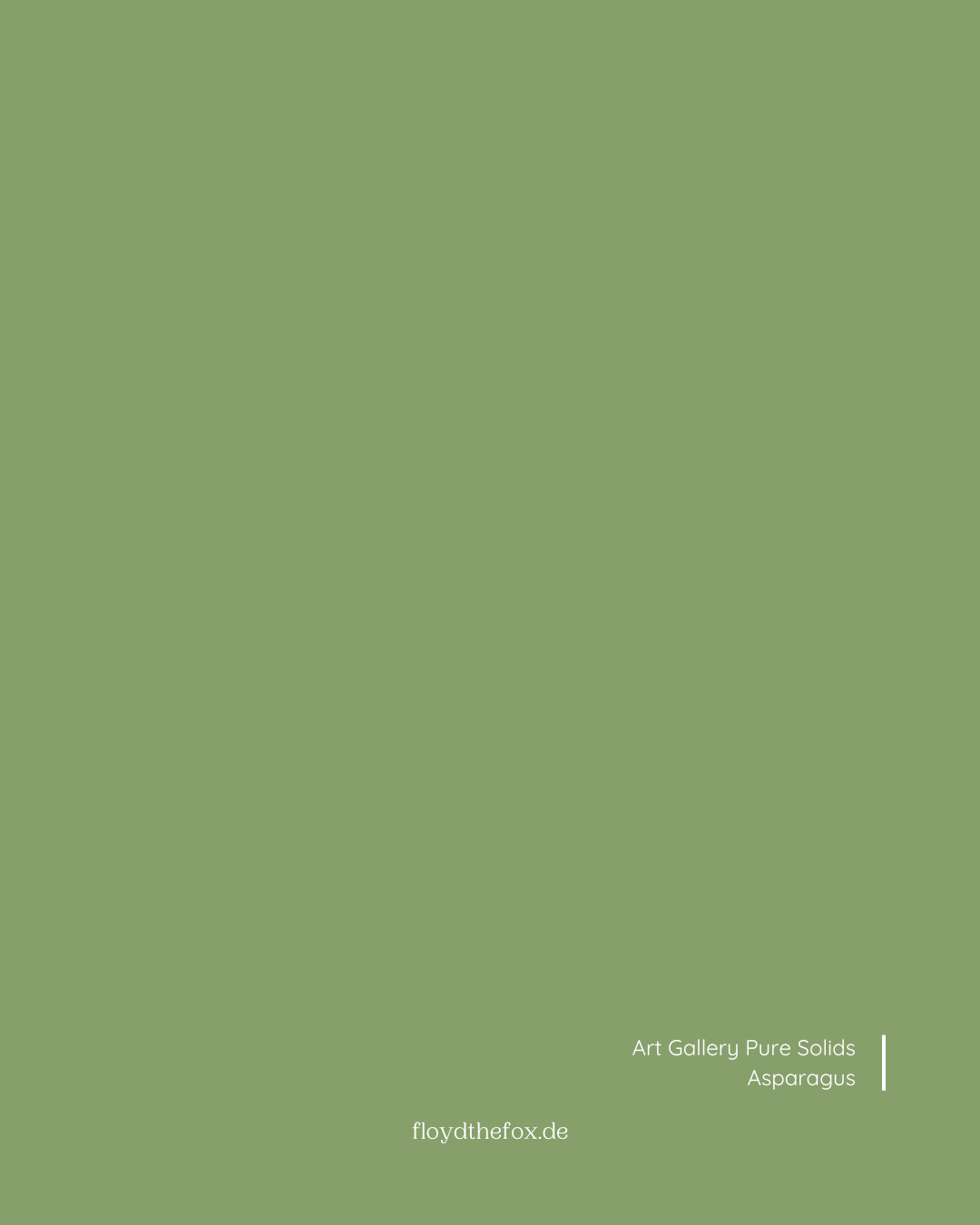 asparagus | art gallery PURE solids - floydthefox