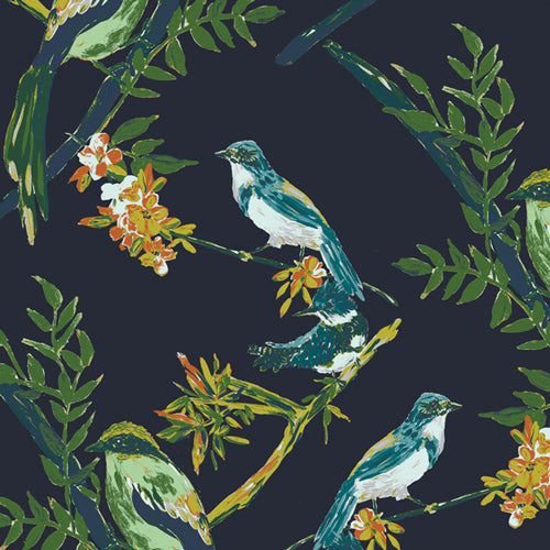 art gallery fabrics | bloomsbury | night talks - floydthefox
