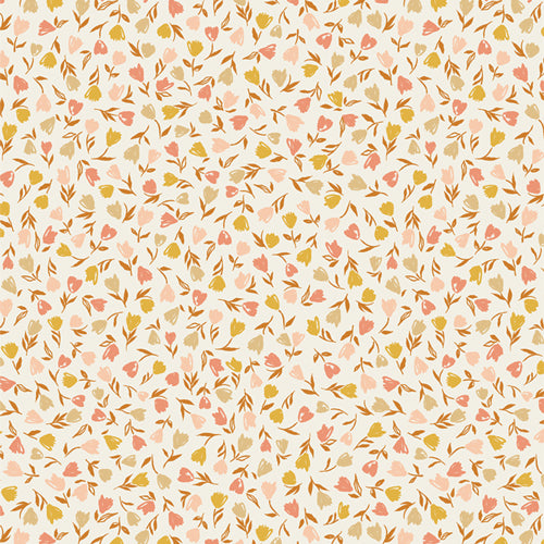 telas art gallery | bloomcore | floral frenzy ámbar
