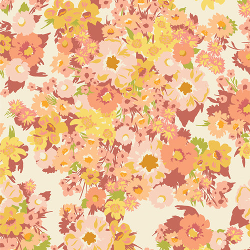 art gallery fabrics | bloomcore | wild flora amber - floydthefox