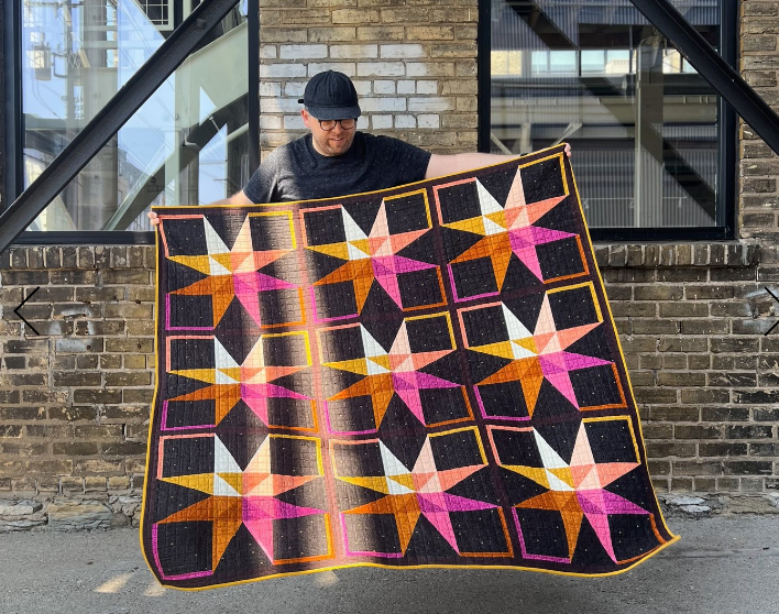 quiltkit | quilty architect | bonfire sparks - floydthefox