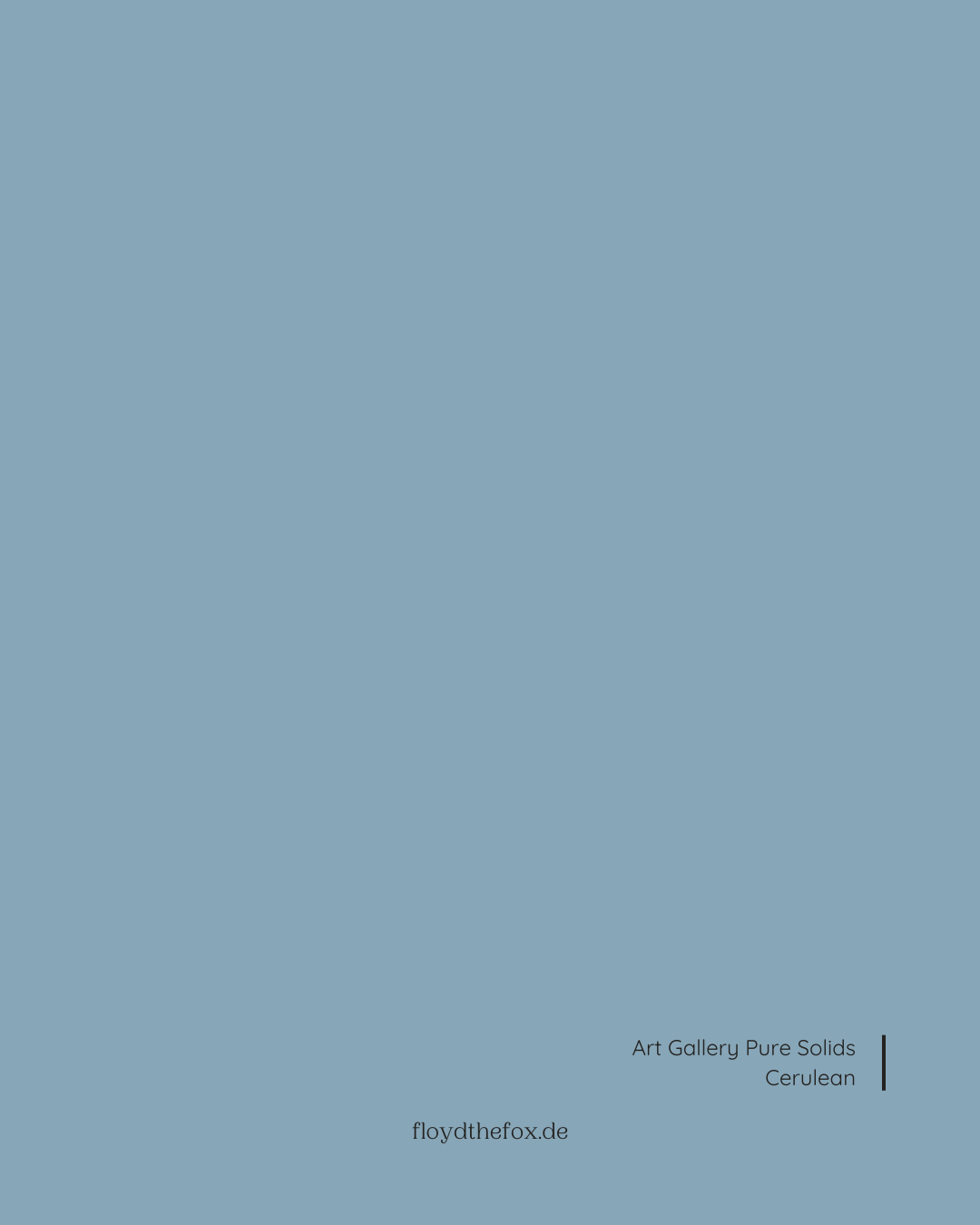 cerulean | art gallery SIGNATURE PURE solids - floydthefox