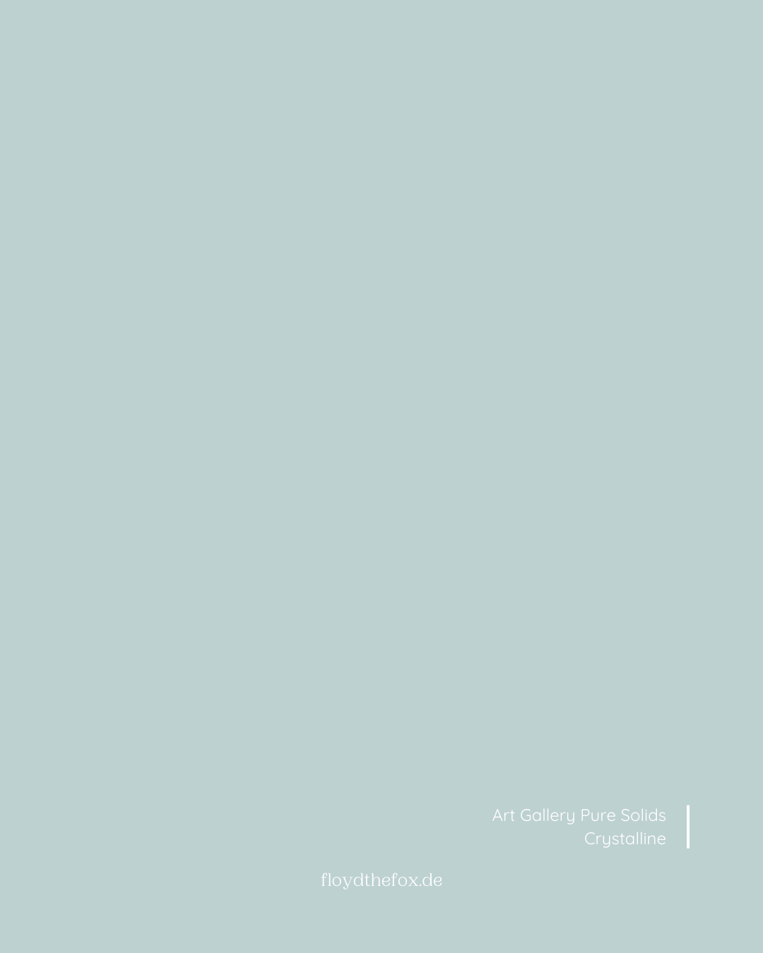 crystalline | art gallery PURE solids - floydthefox