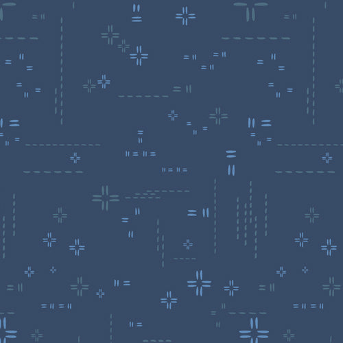 art gallery fabrics | decostitch elements | indigo sky - floydthefox