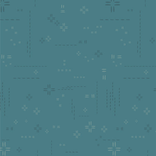 art gallery fabrics | decostitch elements | teal fog - floydthefox