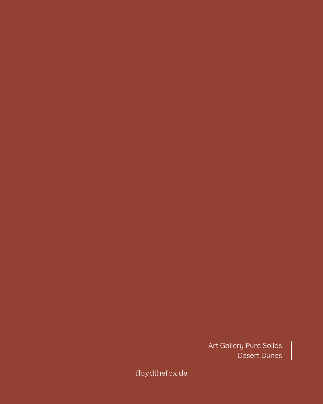 desert dunes | art gallery PURE solids - floydthefox