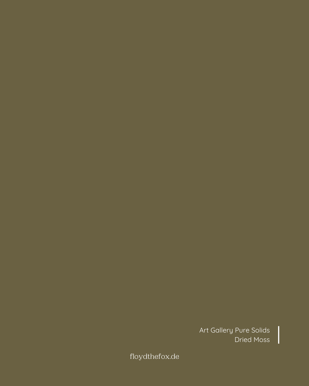 dried moss | art gallery PURE solids - floydthefox