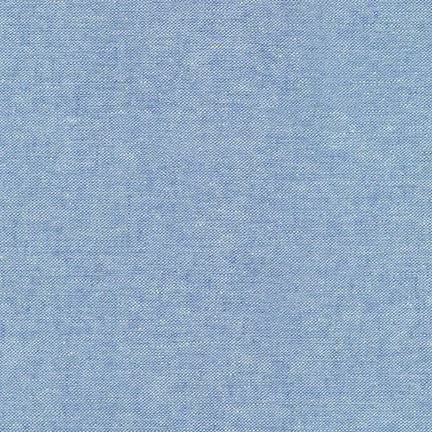 robert kaufman | essex linen yarn dyed | cadet