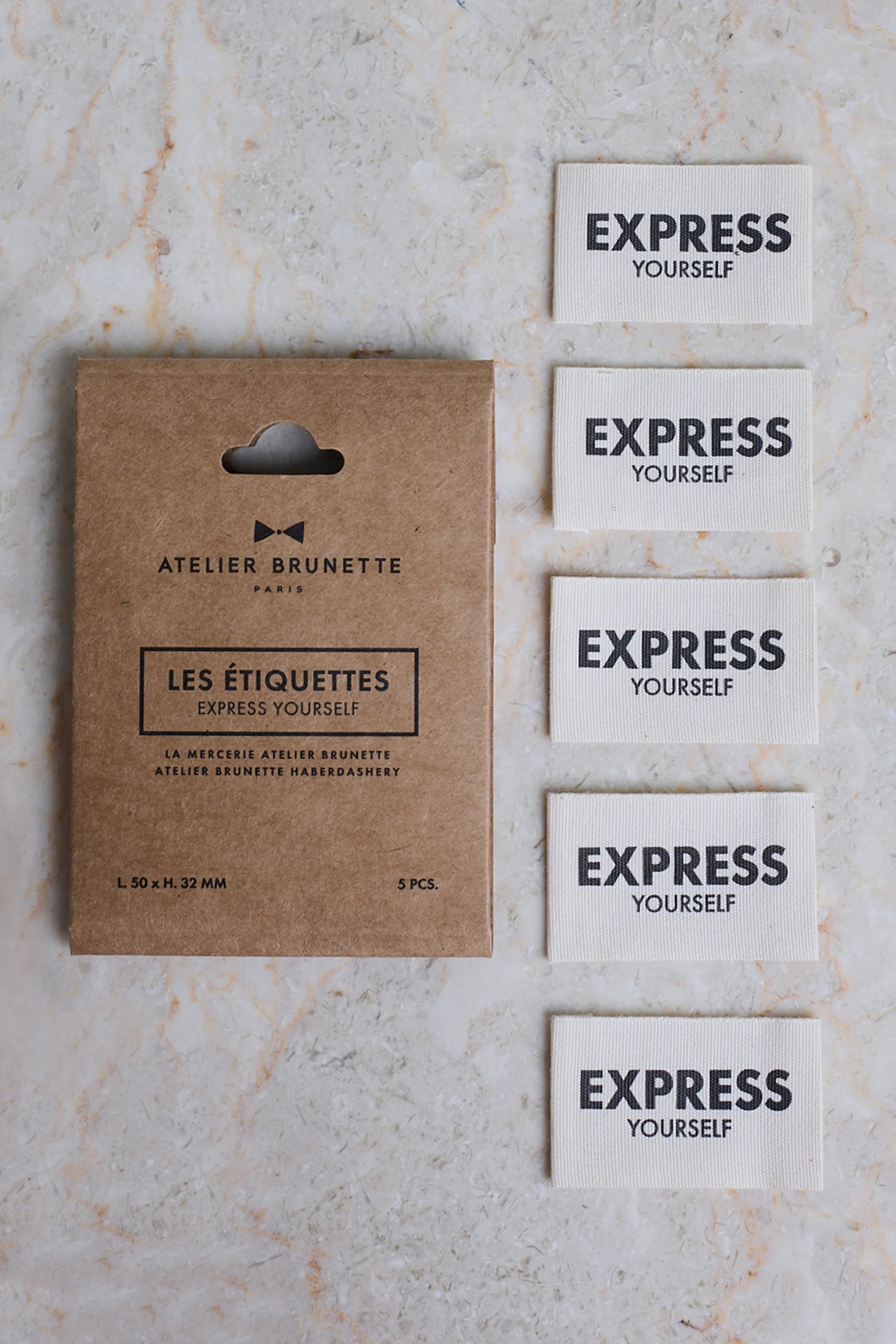 webetiketten | atelier brunette | label pack 'express yourself'