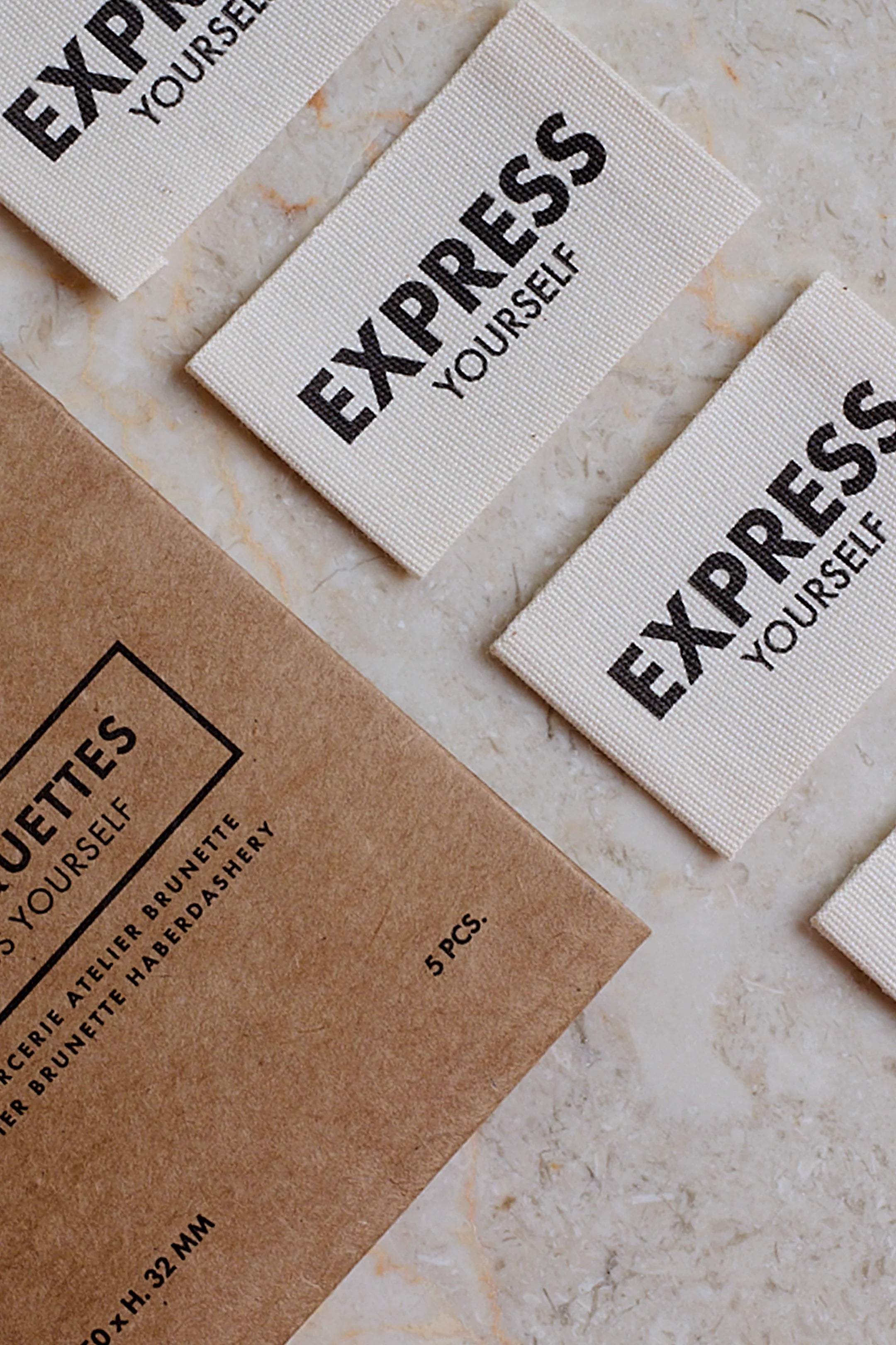 webetiketten | atelier brunette | label pack 'express yourself'