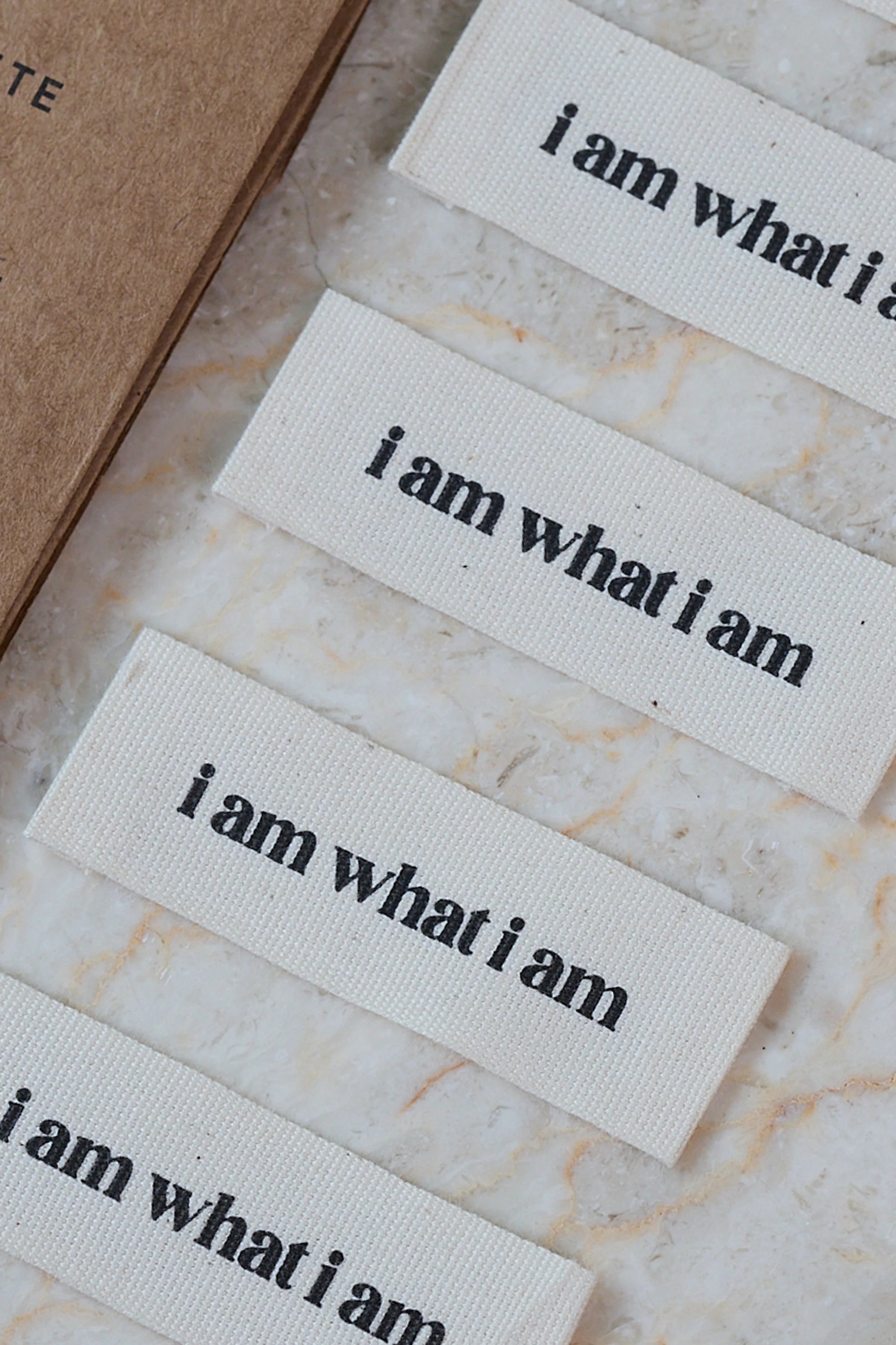 webetiketten | atelier brunette | label pack 'i am what i am'