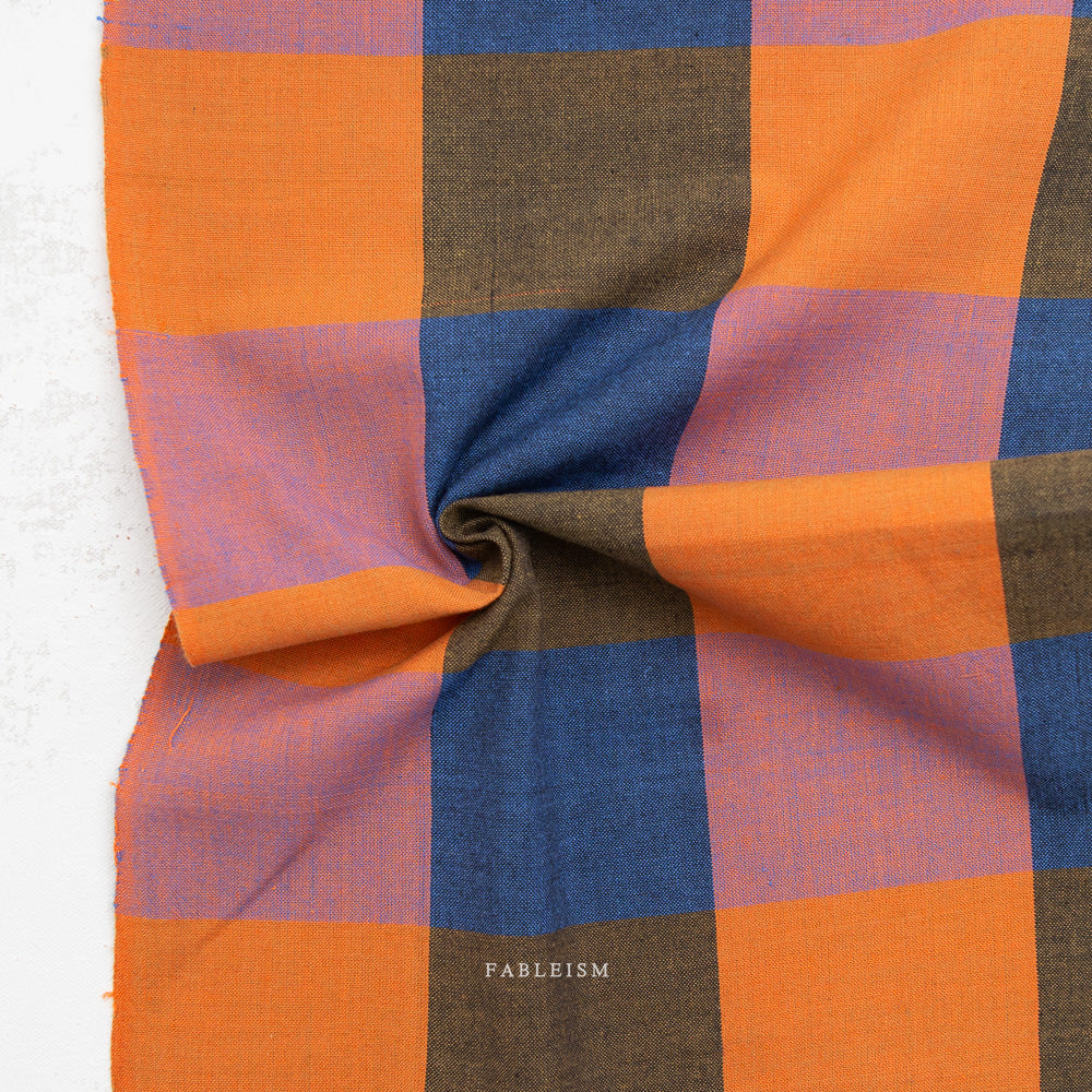 fableism supply co. | patchwork fabric | fine & dandy | happy checkers in suit