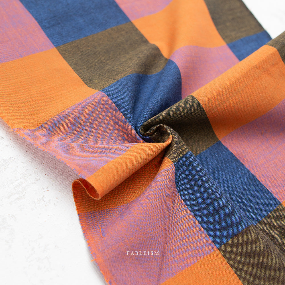 fableism supply co. | patchwork fabric | fine & dandy | happy checkers in suit