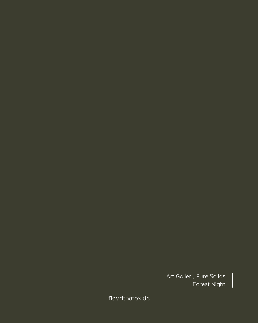 forest night | art gallery PURE solids - floydthefox