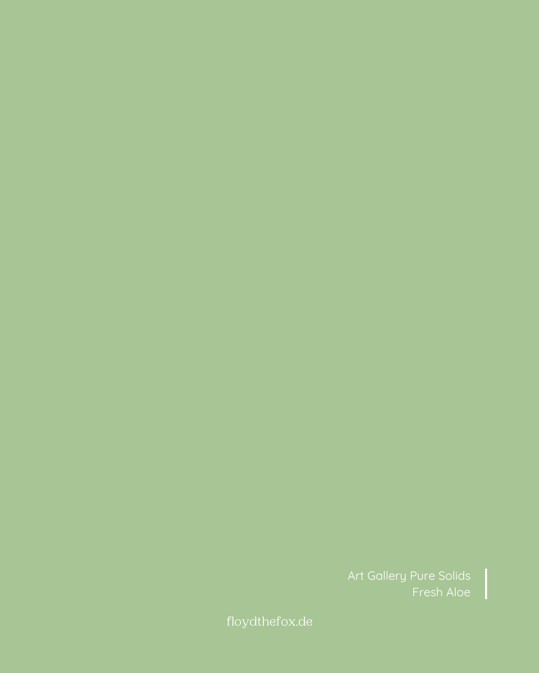 fresh aloe | art gallery PURE solids - floydthefox