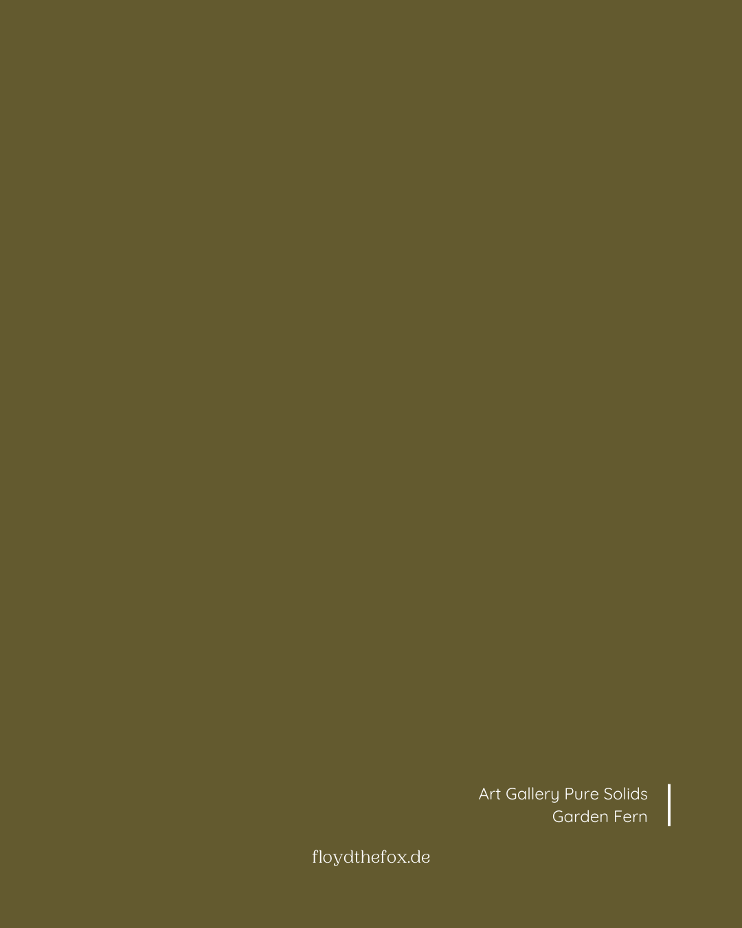garden fern | art gallery PURE solids - floydthefox
