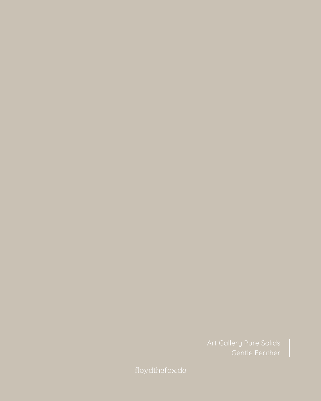 gentle feather | art gallery PURE solids - floydthefox