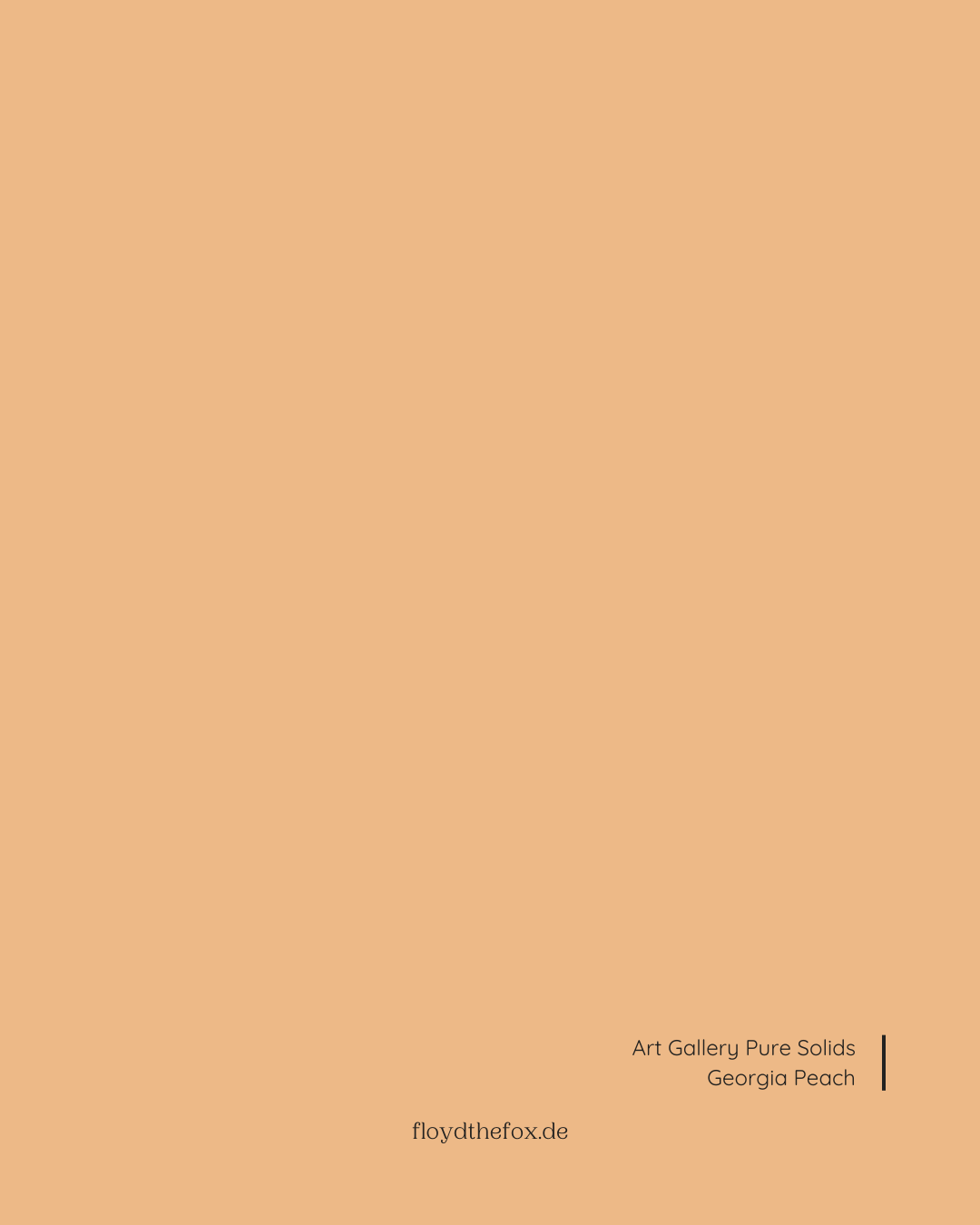 RESTSTÜCK 80cm | georgia peach | art gallery PURE solids - floydthefox