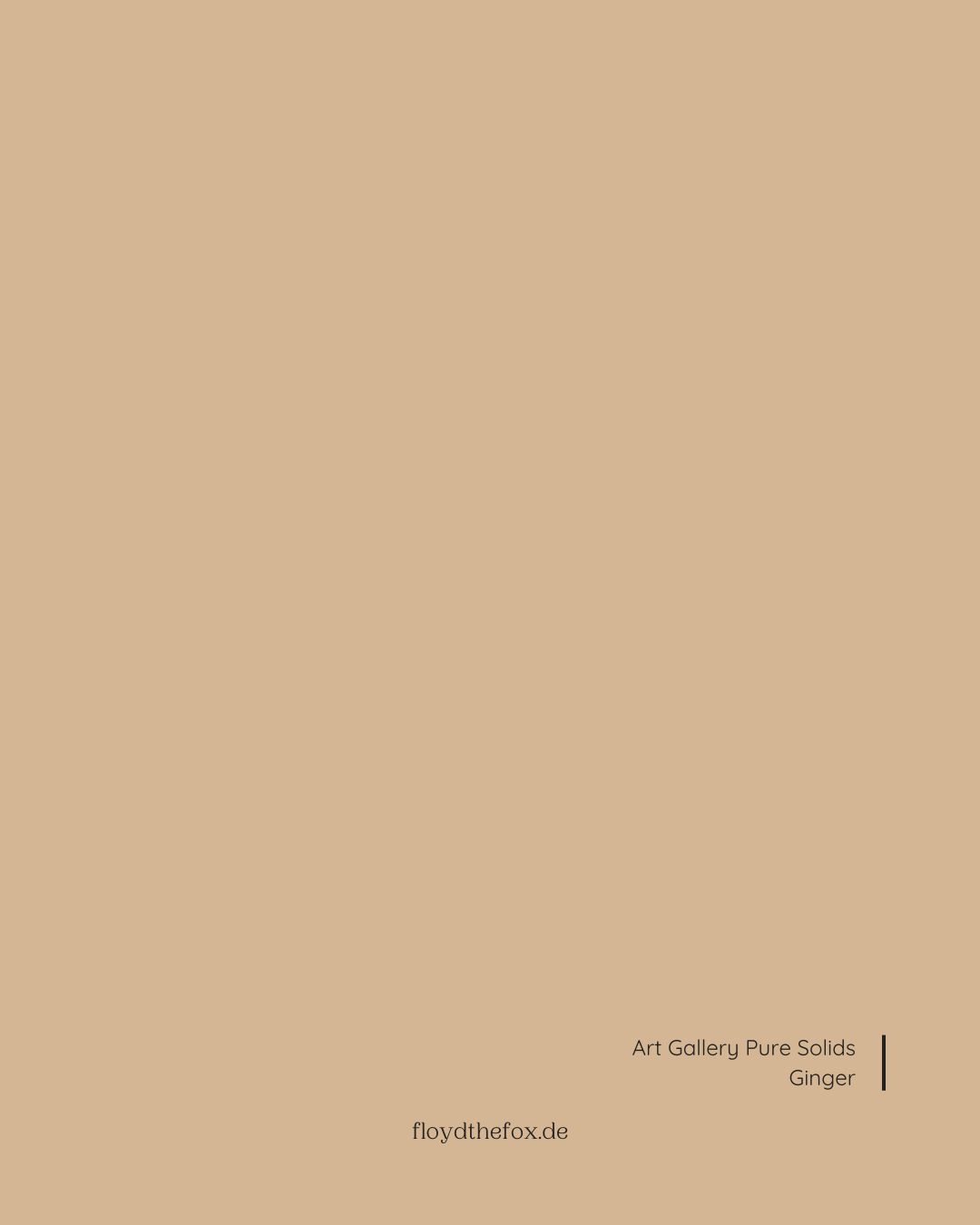 ginger | art gallery SIGNATURE PURE solids - floydthefox
