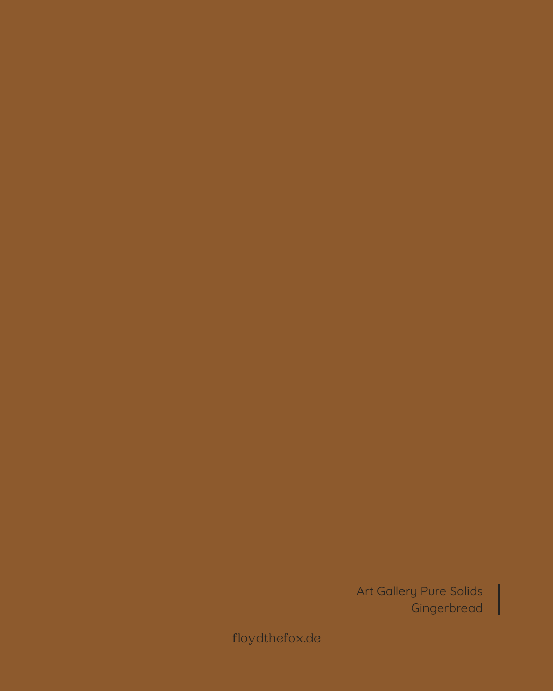 gingerbread | art gallery PURE solids - floydthefox