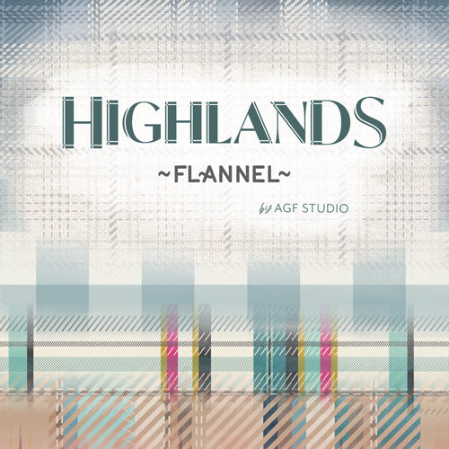 art gallery fabrics | highlands flannel | check plaid primrose