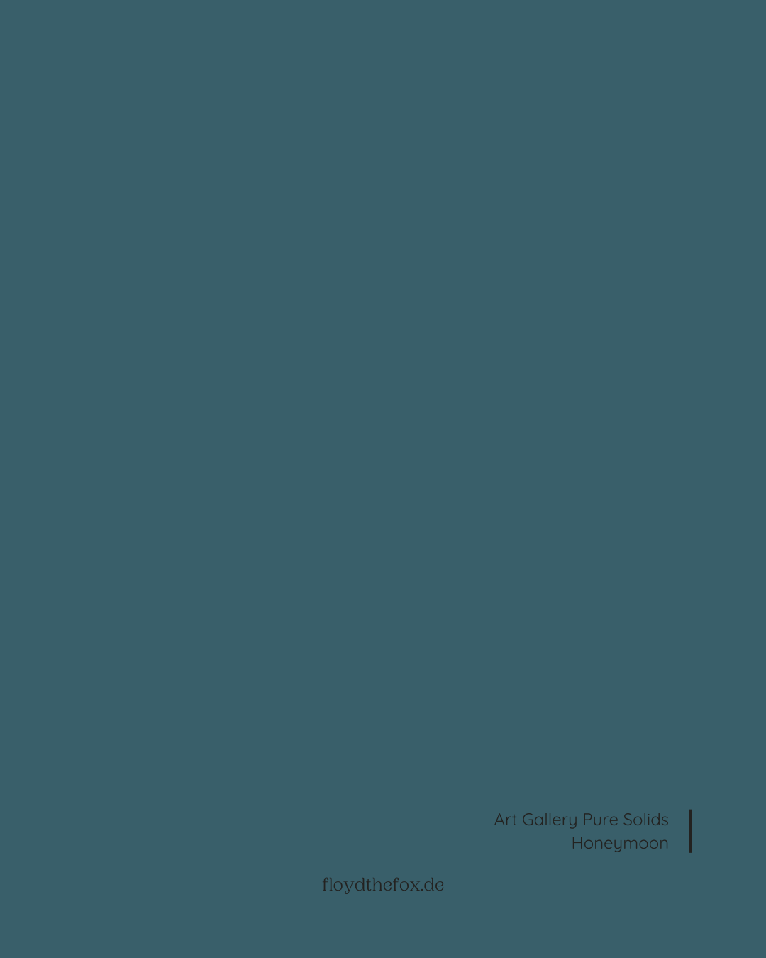 honeymoon | art gallery SIGNATURE PURE solids - floydthefox
