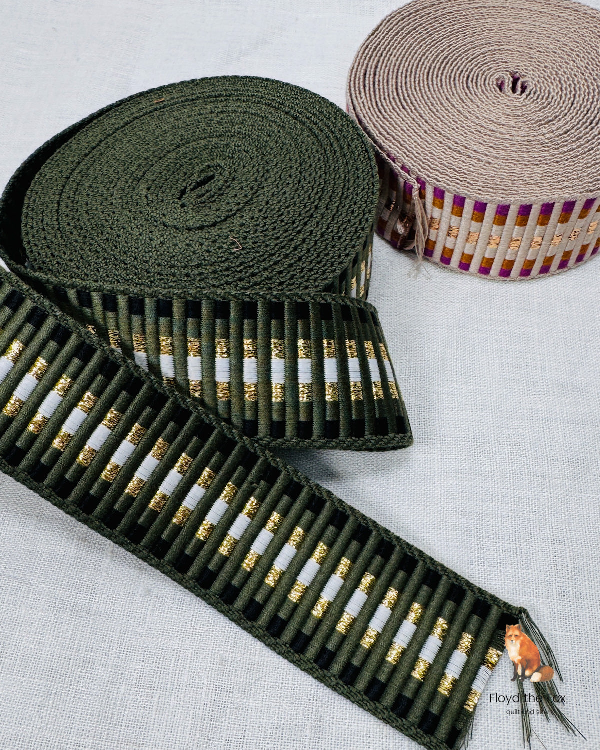webbing | 40mm | railroad tracks olive