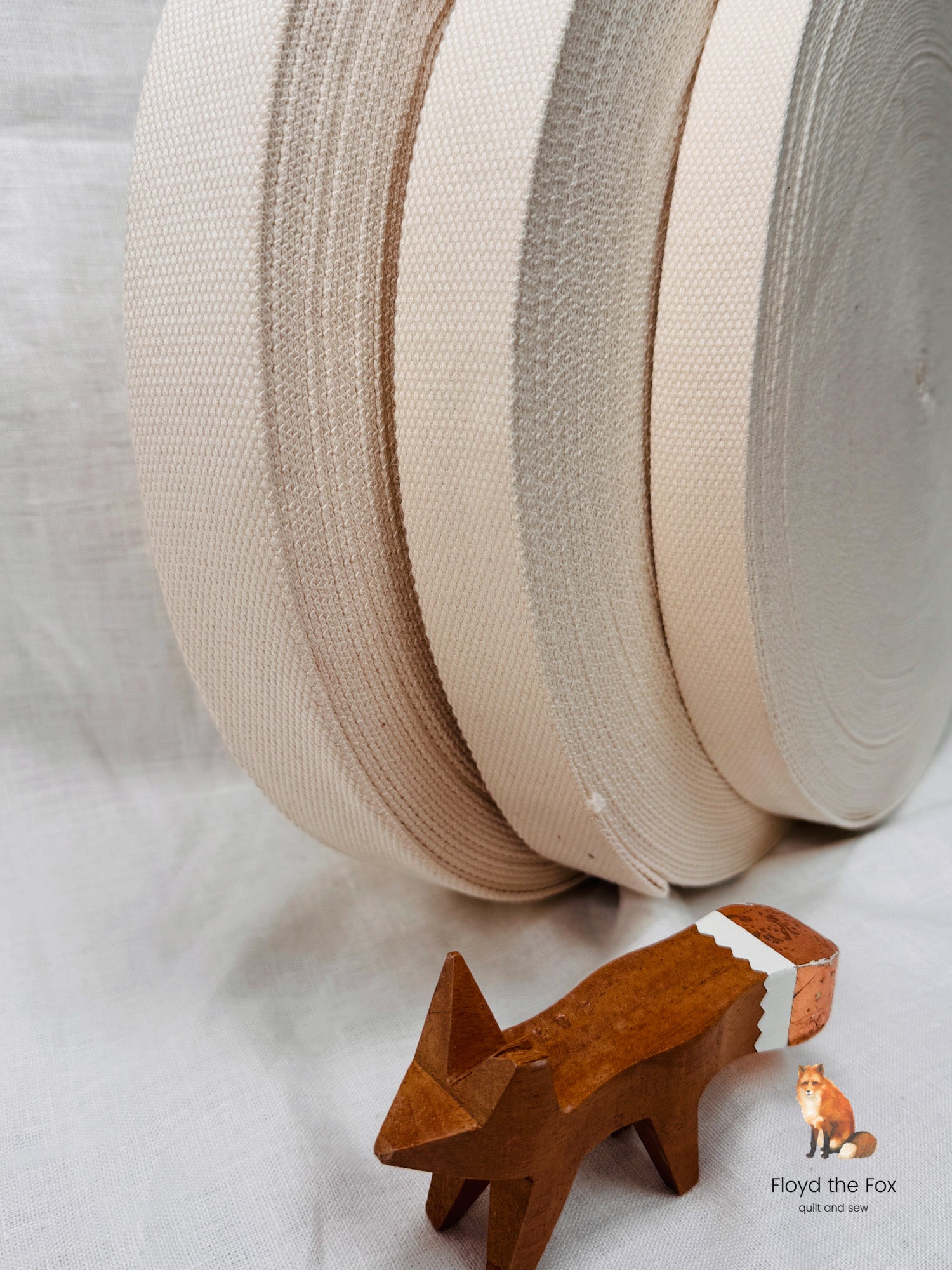 zipper zoo | webbing | off-white