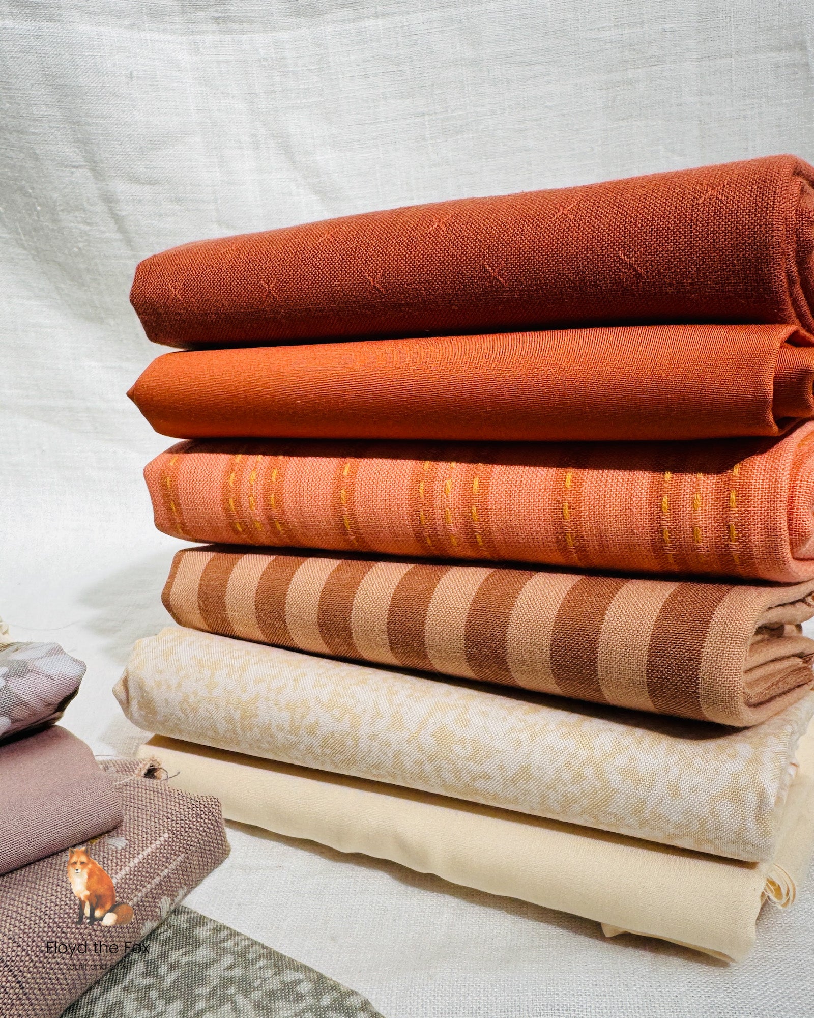 fat quarter bundle | pumpkin spice | 12