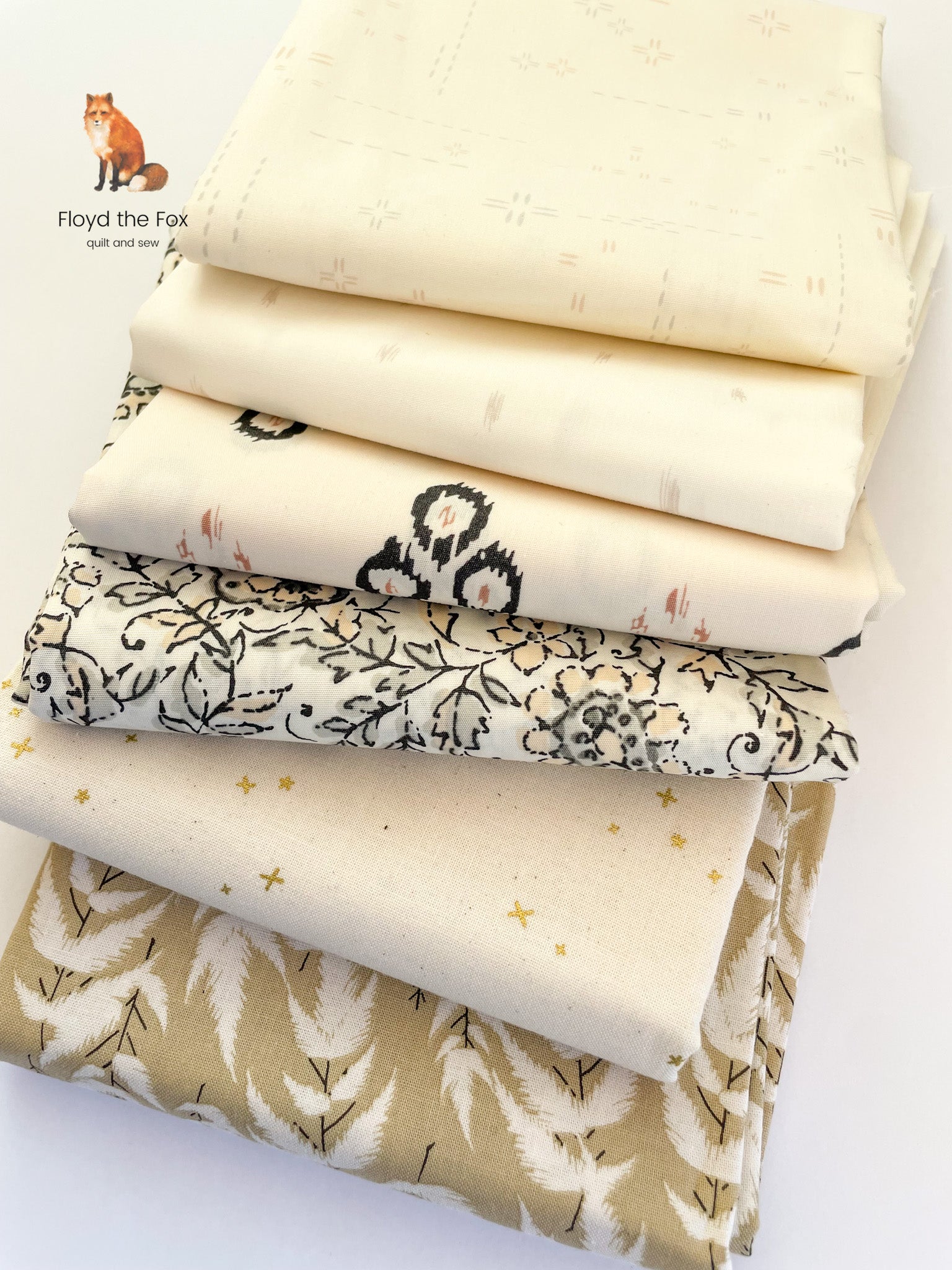 stoffpaket | buttercream | 6 - floydthefox