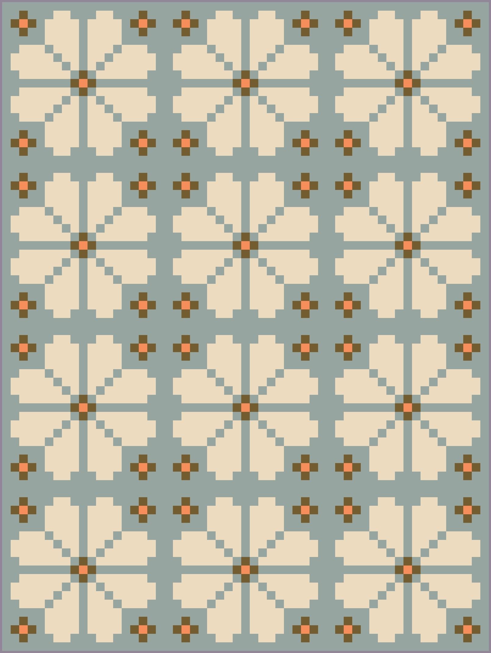 quiltkit | loandbehold | knitted blooms - floydthefox