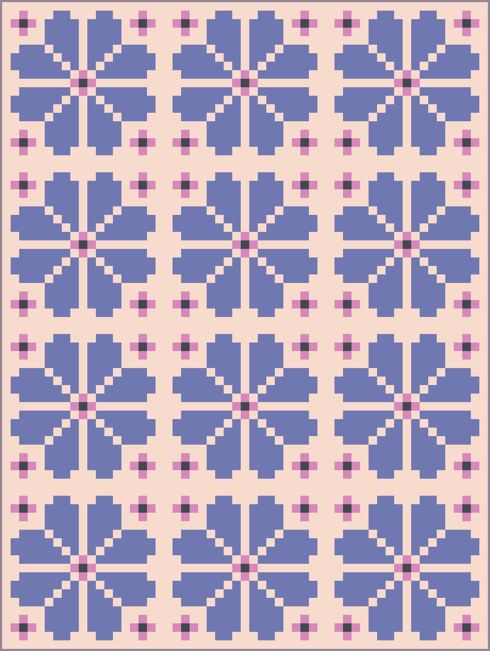 quiltkit | loandbehold | knitted blooms - floydthefox
