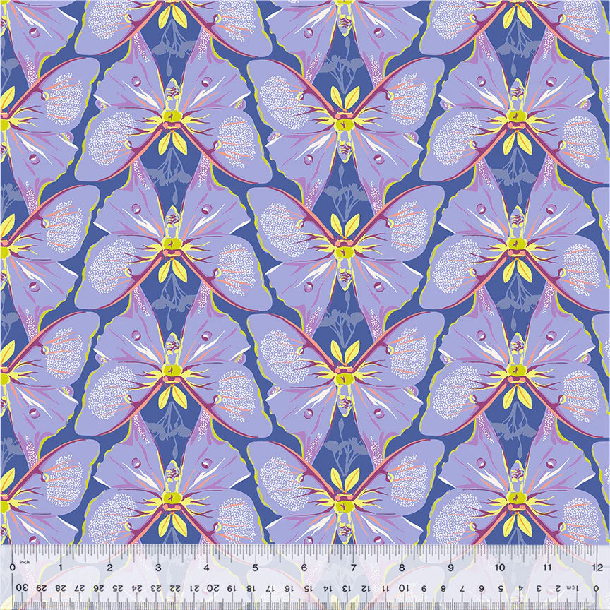 windham fabrics | insectarium | luna periwinkle
