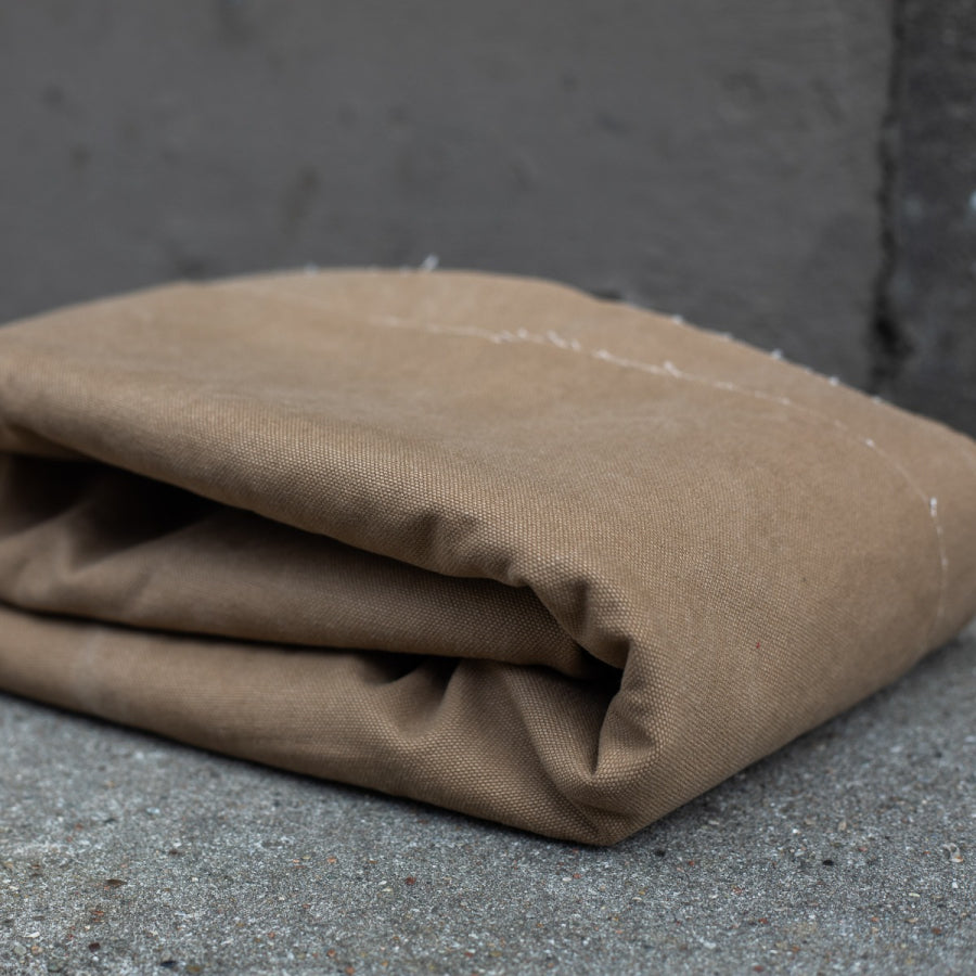 mind the maker | heavy washed canvas | brown khaki