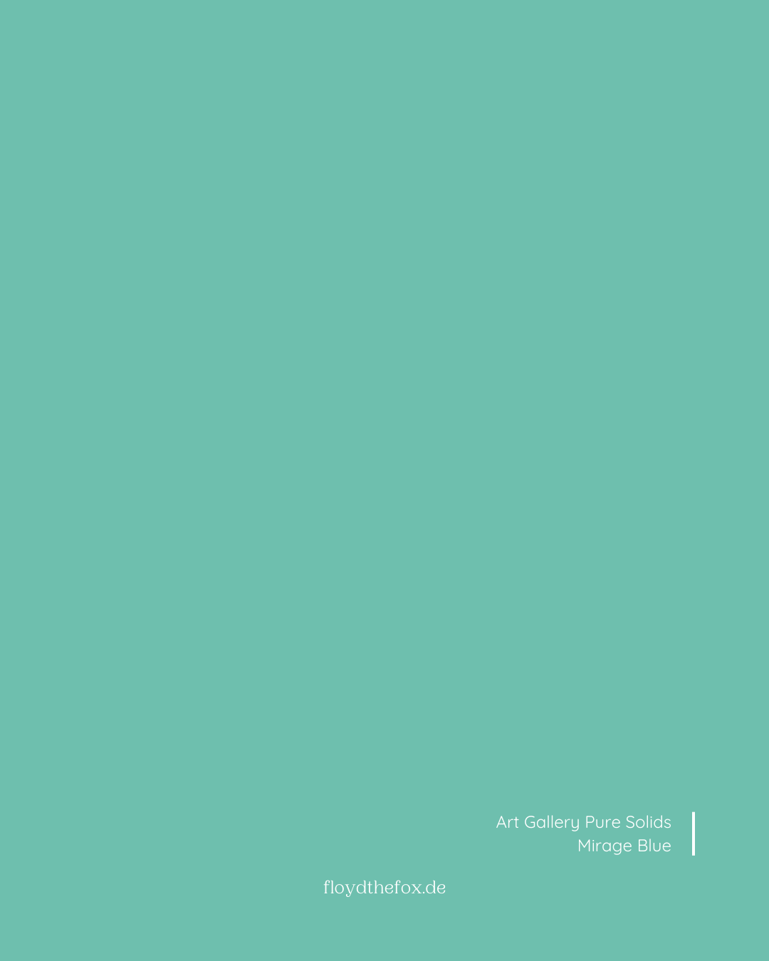 mirage blue | art gallery PURE solids - floydthefox