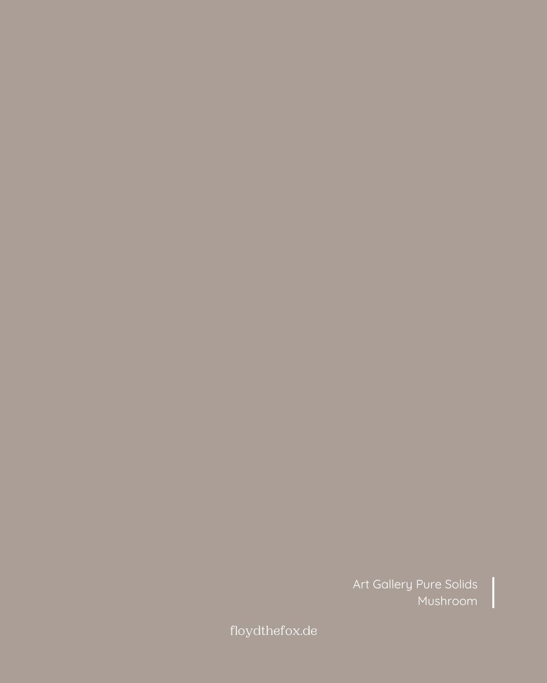 mushroom | art gallery PURE solids - floydthefox