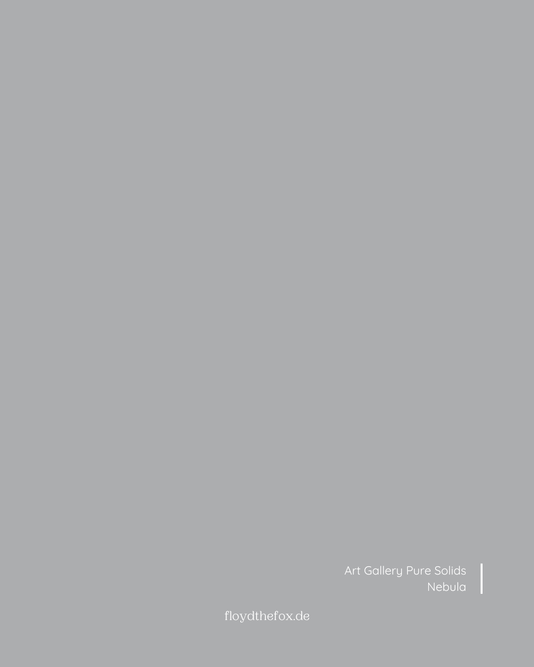 nebula | art gallery PURE solids - floydthefox