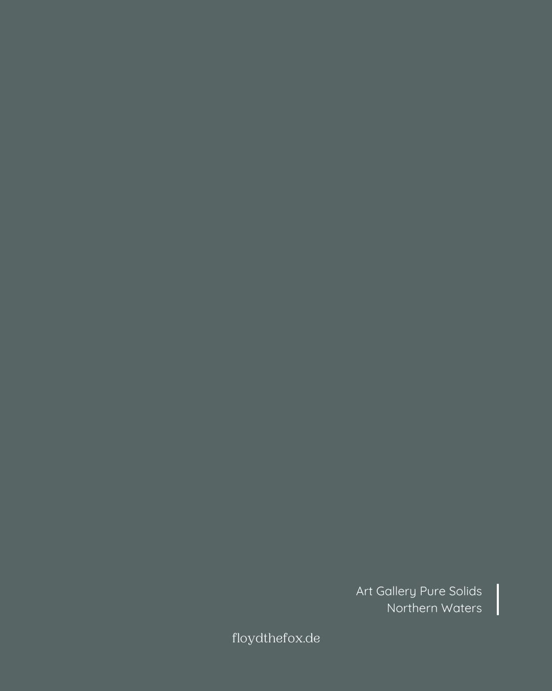 RESTSTÜCK 80cm | northern waters | art gallery PURE solids - floydthefox