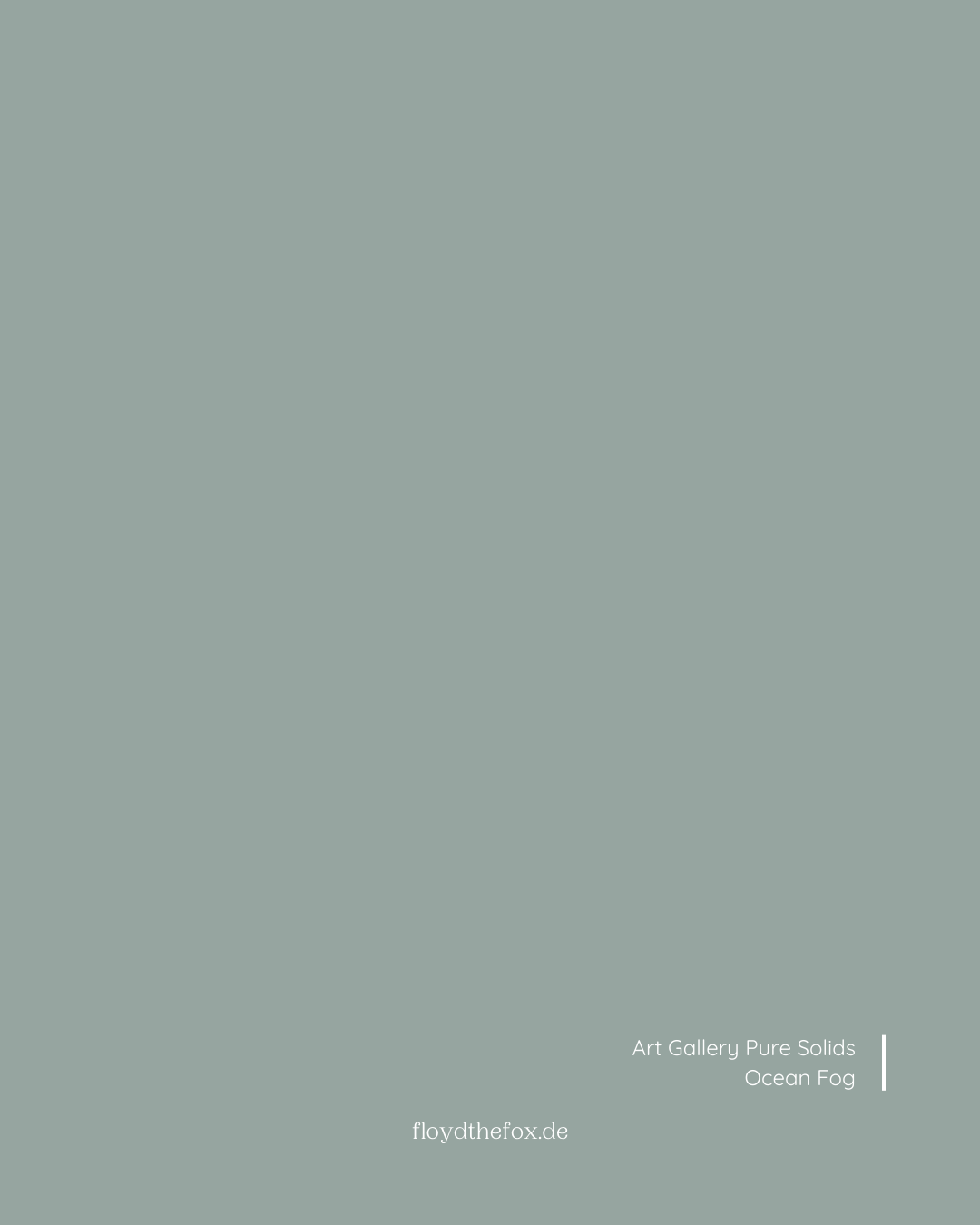 ocean fog | art gallery PURE solids - floydthefox