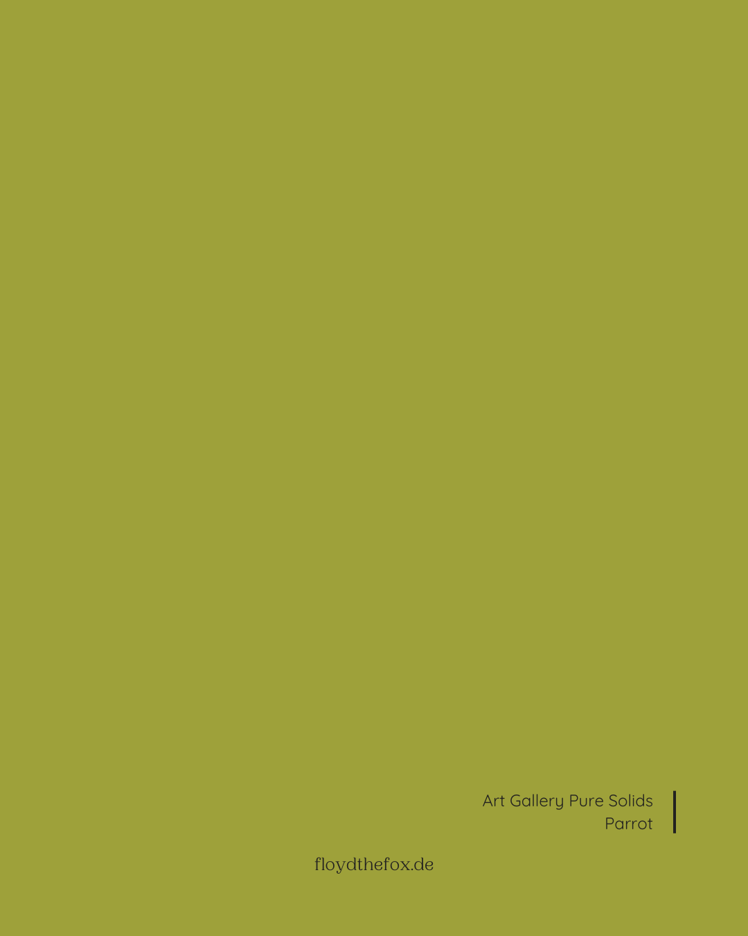 parrot | art gallery PURE solids - floydthefox
